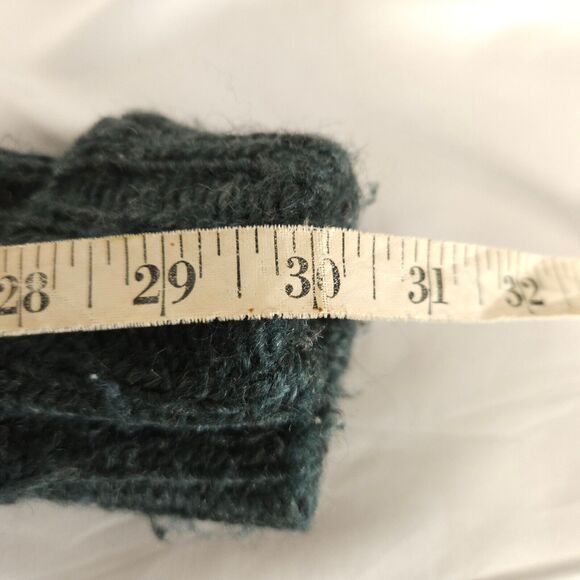 Cynthia Rowley Womens Medium Chunky Knit Open Front Shawl Cardigan Wool Alpaca - Picture 6 of 7